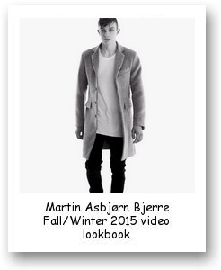 Martin Asbjørn Bjerre Fall/Winter 2015 video lookbook