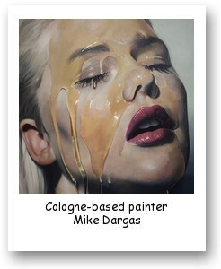 Cologne-based painter Mike Dargas