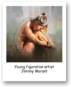 Young figurative artist Johnny Morant