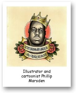 Illustrator and cartoonist Phillip Marsden