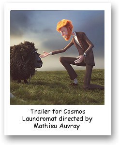 Trailer for Cosmos Laundromat directed by Mathieu Auvray