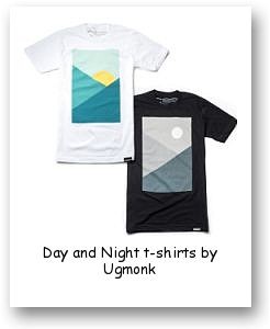 Day and Night t-shirts by Ugmonk