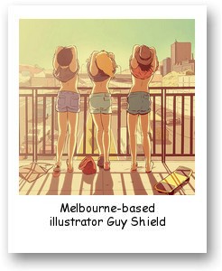 Melbourne-based illustrator Guy Shield