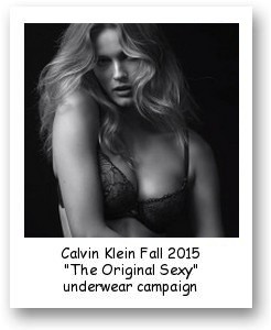 Calvin Klein Fall 2015 "The Original Sexy" underwear campaign