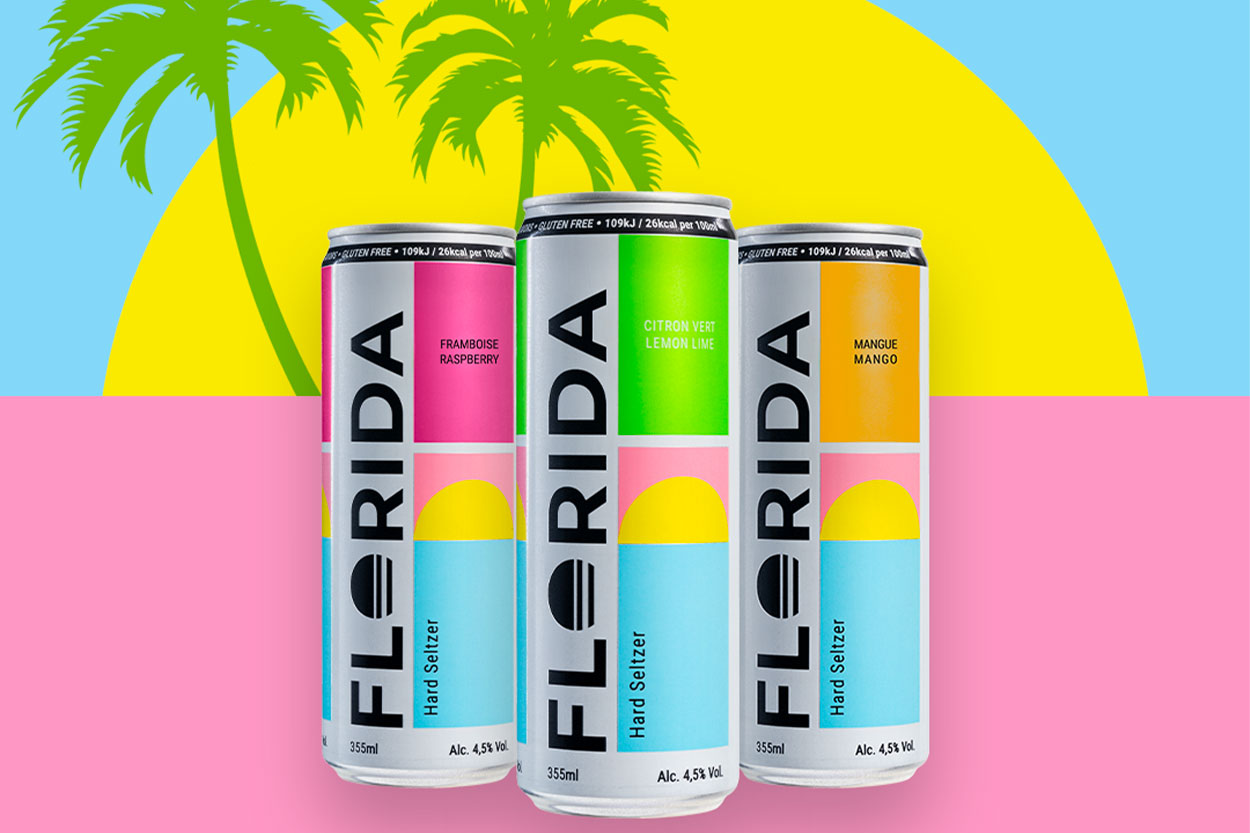 Florida Hard Seltzer Parfums Mangue Et Framboise Viacomit