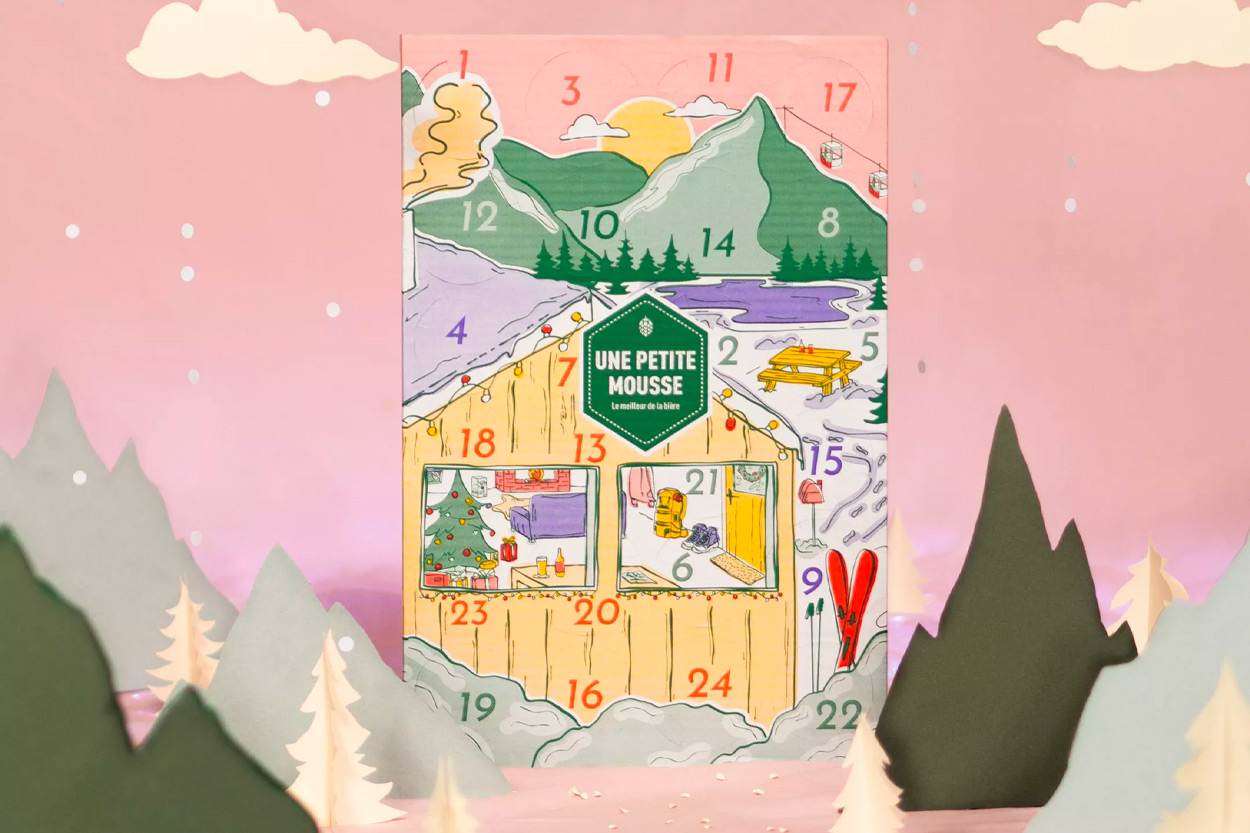 Français Le calendrier de l avent d Une Petite Mousse propose un