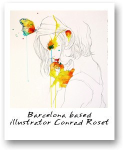 Barcelona based artist Conrad Roset