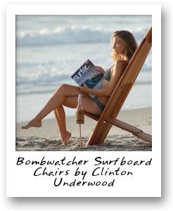 Bombwatcher Surfboard Chairs by Clinton Underwood