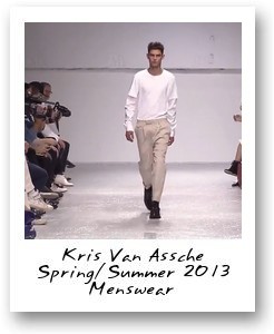 Kris Van Assche Spring Summer 2013 Menswear