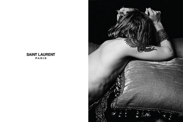 Hedi Slimane's First Ad Campaign for Saint Laurent Paris