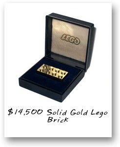 $14,500 Solid Gold Lego Brick 