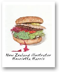 New Zealand illustrator Henrietta Harris