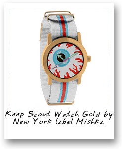 Keep Scout Watch Gold by New York label Mishka