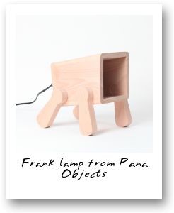 Frank lamp from Pana Objects