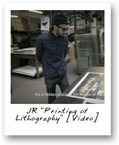JR “Printing of Lithography” Video