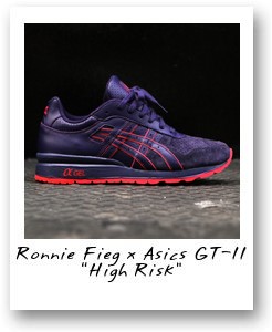 Ronnie Fieg x Asics GT-II “High Risk”