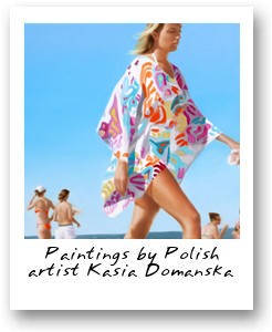 Paintings by Polish artist Kasia Domanska