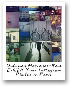 Untamed Mercedes-Benz Exhibit Your Instagram Photos in Paris