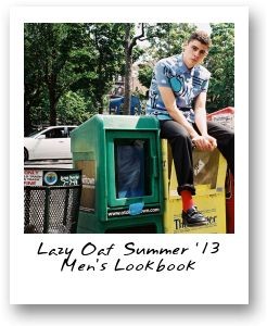 Lazy Oaf Summer ‘13 Men’s Lookbook
