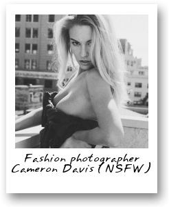 Fashion photographer Cameron Davis