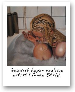 Swedish hyper realism artist Linnea Strid