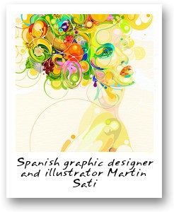Spanish graphic designer and illustrator Martin Sati