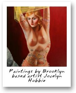 Paintings by Brooklyn based artist Jocelyn Hobbie