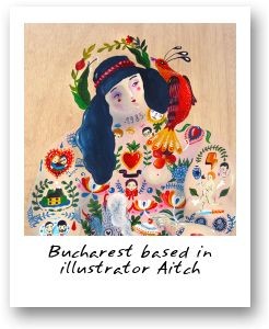 Bucharest based in illustrator Aitch