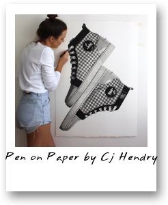 Pen on Paper by Cj Hendry