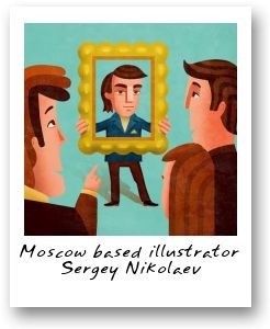 Moscow based illustrator Sergey Nikolaev
