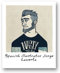 Spanish illustrator Jorge Lawerta