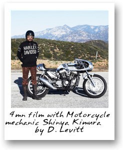 4mn film with Motorcycle mechanic Shinya Kimura by D. Levitt