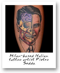 Milan-based Italian tattoo artist Pietro Sedda