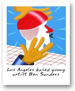 Los Angeles based young artist Ben Sanders