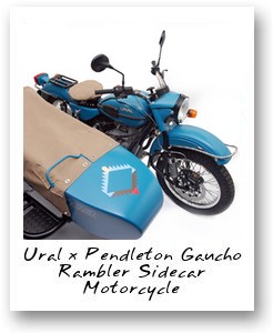  Ural x Pendleton Gaucho Rambler Sidecar Motorcycle