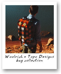 Woolrich x Topo Designs bag collection