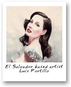 El Salvador based artist Luis Portillo