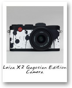 Leica X2 Gagosian Edition Camera
