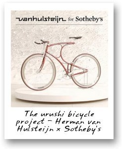 The urushi bicycle project - Herman van Hulsteijn x Sotheby’s