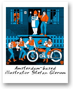 Amsterdam-based illustrator Stefan Glerum