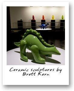 Ceramic sculptures by Brett Kern