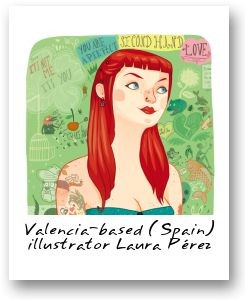 Valencia-based (Spain) illustrator Laura Pérez