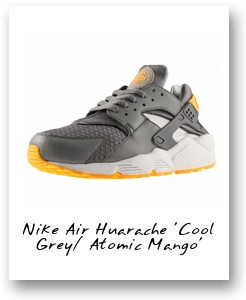 Nike Air Huarache 'Cool Grey/Atomic Mango'