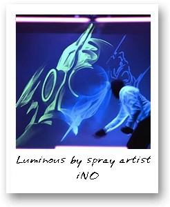 Luminous by spray artist iNO