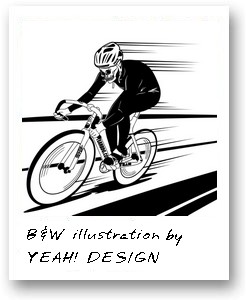 B&W illustration by YEAH! DESIGN