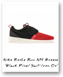 Nike Roshe Run NM Breeze 'Black Pine/Sail-Iron Or'