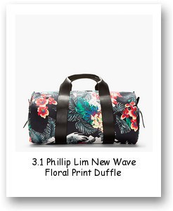 3.1 Phillip Lim New Wave Floral Print Duffle