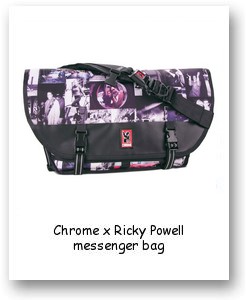 Chrome x Ricky Powell messenger bag