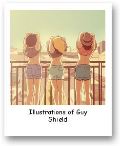 Illustrations of Guy Shield
