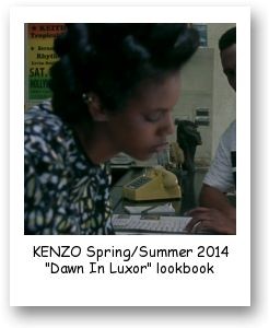 KENZO Spring/Summer 2014 "Dawn In Luxor" lookbook
